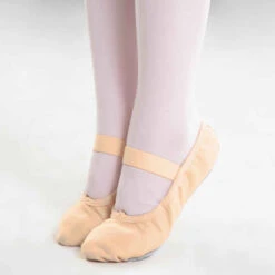Demi-pointes Danse Classique Toile Semelles Entières Saumon Tailles 25-40 -Magasin De Vêtements De Sport demi pointes danse classique toile semelles entieres saumon tailles 25 40 3