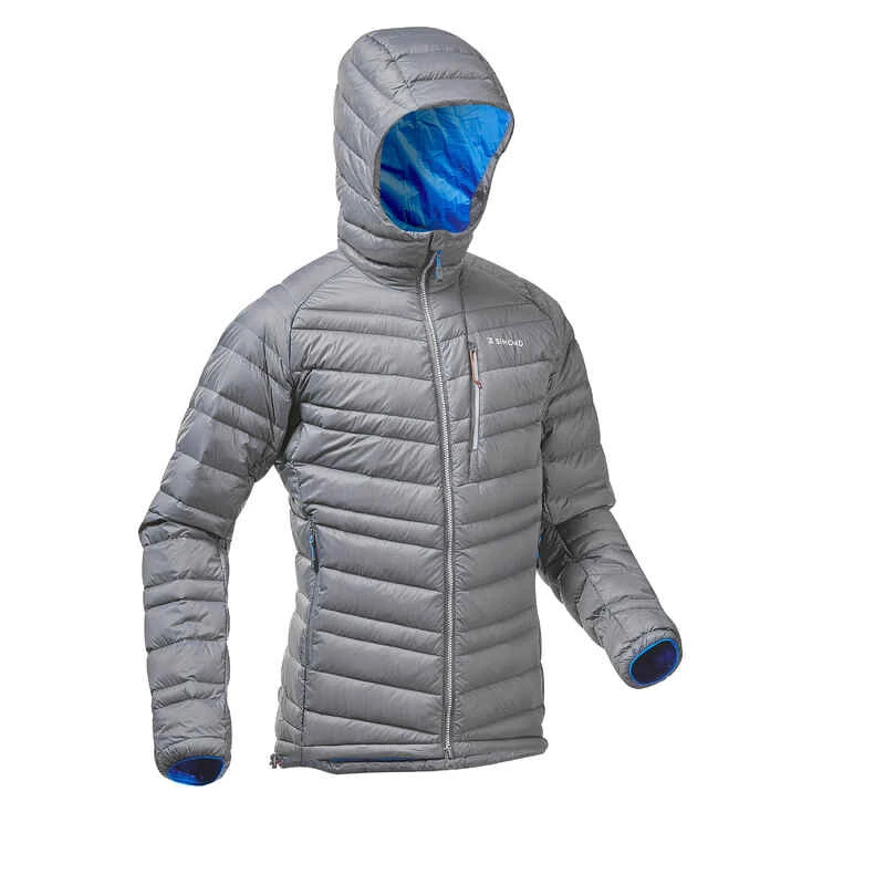 Simond Doudoune En Duvet D'alpinisme Homme - ALPINISM LIGHT Grise 1 Simond Doudoune En Duvet D'alpinisme Homme - ALPINISM LIGHT Grise