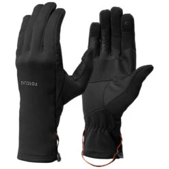 Gants De Trekking Montagne Stretch - TREK 500 Noir - Adulte