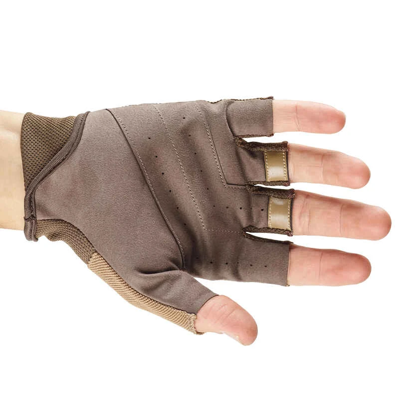 GANTS MITAINES BALL TRAP MARRON 3 GANTS MITAINES BALL TRAP MARRON – Image 3