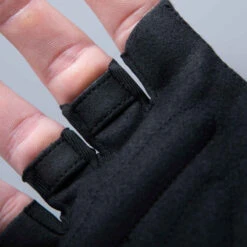 GANTS VELO ROUTE CYCLOTOURISME 100 NOIR -Magasin De Vêtements De Sport gants velo route homme cyclotourisme 100 noir 2