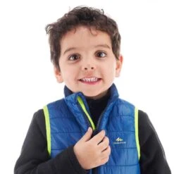 Quechua Gilet Doudoune De Randonnée - MH500 Bleu - Enfant 2 - 6 Ans -Magasin De Vêtements De Sport gilet doudoune de randonnee mh500 bleu enfant 2 6 ans 4