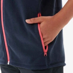 Quechua GILET POLAIRE - MH150 NAVY CORAIL - ENFANT 7-15 ANS -Magasin De Vêtements De Sport gilet polaire mh150 navy corail enfant 7 15 ans 5