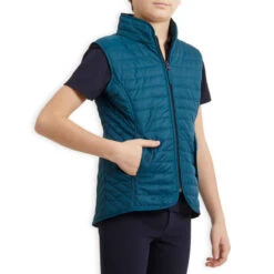 Doudoune Sans Manche équitation Enfant 100 Bleu Pétrole 10 Doudoune Sans Manche équitation Enfant 100 Bleu Pétrole -Magasin De Vêtements De Sport gilet sans manche equitation enfant 100 noir 2