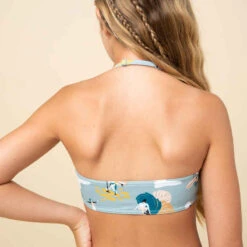 HAUT DE MAILLOT DE BAIN BANDEAU FILLE 100 KAKI 10 HAUT DE MAILLOT DE BAIN BANDEAU FILLE 100 KAKI -Magasin De Vêtements De Sport haut de maillot bandeau fille 100 kaki 3