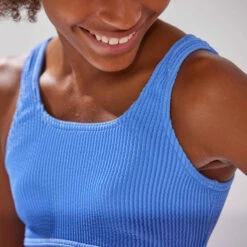 HAUT DE MAILLOT DE BAIN BRASSIERE FILLE LANA 500 LAVANDE -Magasin De Vêtements De Sport haut de maillot de bain brassiere fille lana 500 lavande 4