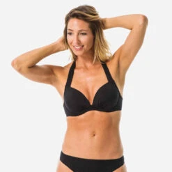 Haut De Maillot De Bain Push Up Femme ELENA NOIR