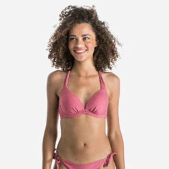 Haut De Maillot De Bain Push Up Femme ELENA ROSE Côtelé