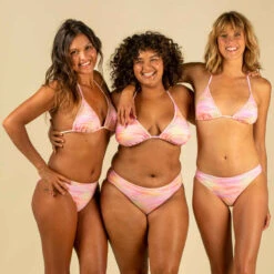 HAUT DE MAILLOT DE BAIN TRIANGLE FEMME MAE SALTY -Magasin De Vêtements De Sport haut de maillot de bain femme triangle coulissant avec coques mae jungle 5