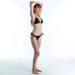 HAUT DE MAILLOT DE BAIN FEMME TRIANGLE COULISSANT AVEC COQUES MAE NOIR -Magasin De Vêtements De Sport haut de maillot de bain femme triangle coulissant avec coques mae noir 5