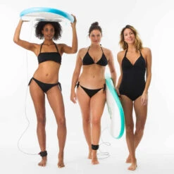 HAUT DE MAILLOT DE BAIN FEMME TRIANGLE COULISSANT AVEC COQUES MAE NOIR -Magasin De Vêtements De Sport haut de maillot de bain femme triangle coulissant avec coques mae noir 8