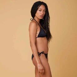 HAUT DE MAILLOT DE BAIN TRIANGLE FEMME MAE NOIR -Magasin De Vêtements De Sport haut de maillot de bain femme triangle coulissant mae noir 2