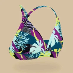 HAUT DE MAILLOT DE BAIN FILLE LIZY 500 NOIR