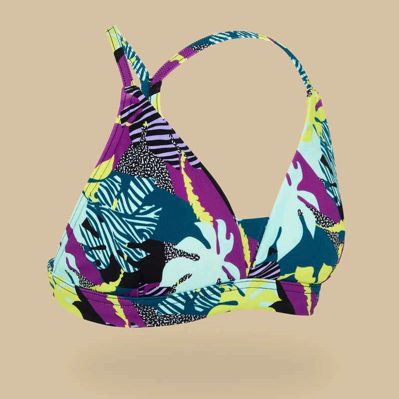 HAUT DE MAILLOT DE BAIN FILLE LIZY 500 NOIR 1 HAUT DE MAILLOT DE BAIN FILLE LIZY 500 NOIR