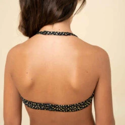 HAUT DE MAILLOT DE BAIN FOULARD FILLE 100 NOIR -Magasin De Vêtements De Sport haut de maillot de bain foulard fille 100 rose 4