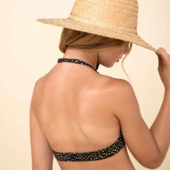 HAUT DE MAILLOT DE BAIN FOULARD FILLE 100 NOIR -Magasin De Vêtements De Sport haut de maillot de bain foulard fille 100 rose 6