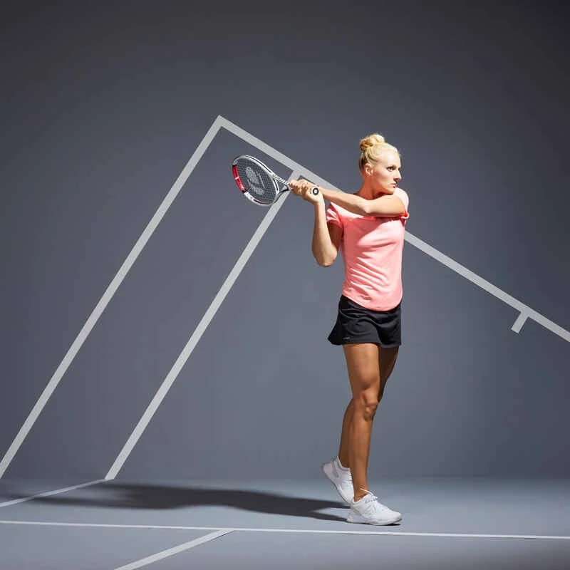 Artengo Jupe Tennis Dry Femme - Essentiel 100 Noir 2 Artengo Jupe Tennis Dry Femme - Essentiel 100 Noir – Image 2