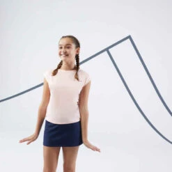 Artengo Jupe Tennis Fille - TSK100 Bleu Marine -Magasin De Vêtements De Sport jupe tennis fille 100 bleu marine 2