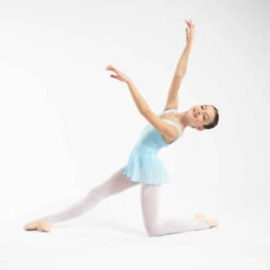 Jupette Danse Classique Rose En Voile Bleu Ciel Fille -Magasin De Vêtements De Sport jupette danse classique rose en voile fille 2
