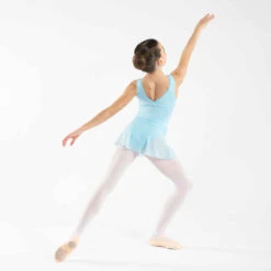 Jupette Danse Classique Rose En Voile Bleu Ciel Fille -Magasin De Vêtements De Sport jupette danse classique rose en voile fille 3