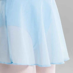 Jupette Danse Classique Rose En Voile Bleu Ciel Fille -Magasin De Vêtements De Sport jupette danse classique rose en voile fille 5