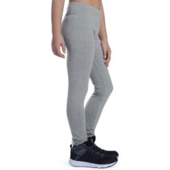 Legging 100 Gym Fille Gris Clair -Magasin De Vêtements De Sport legging 100 gym fille noir 2