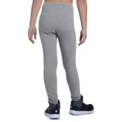 Legging 100 Gym Fille Gris Clair -Magasin De Vêtements De Sport legging 100 gym fille noir 3