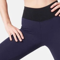 Legging 7/8 510 Piping Fitness Femme Bleu Marine/noir 15 Legging 7/8 510 Piping Fitness Femme Bleu Marine/noir -Magasin De Vêtements De Sport legging 7slash8 510 piping fitness femme noirslashgris 5