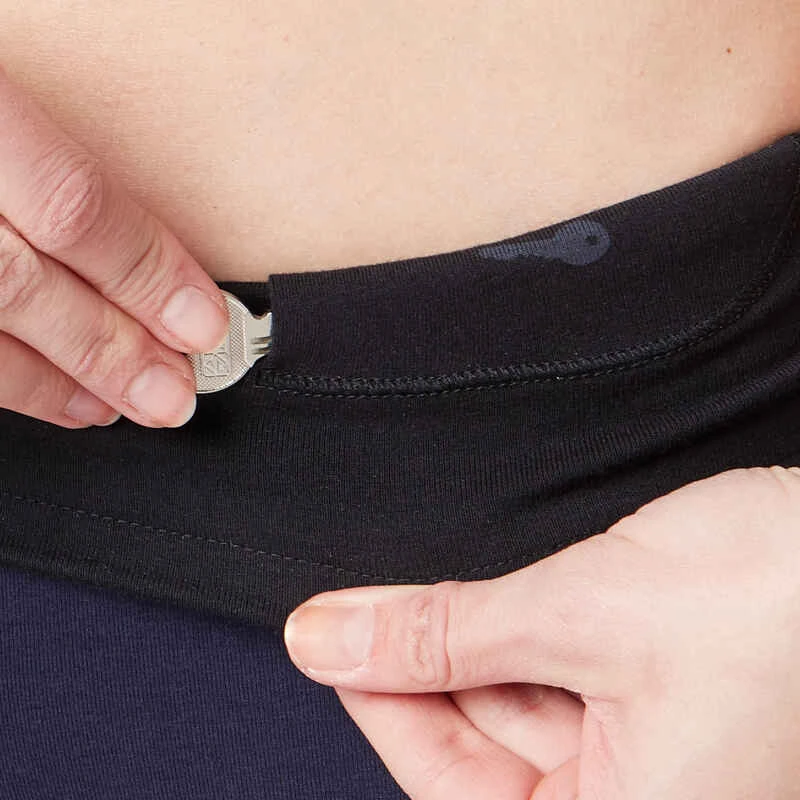 Legging 7/8 510 Piping Fitness Femme Bleu Marine/noir 7 Legging 7/8 510 Piping Fitness Femme Bleu Marine/noir – Image 7