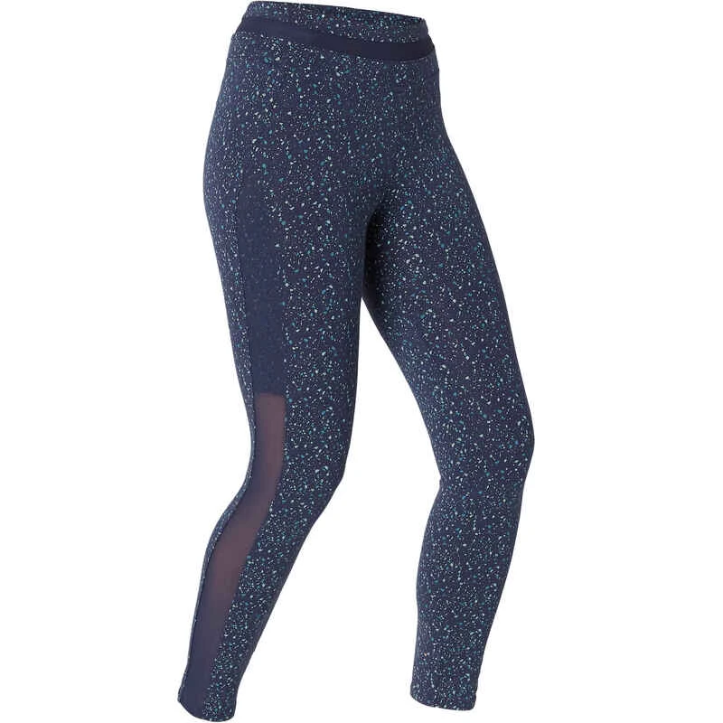 Legging 7/8 Sport Pilates Gym Douce Femme 520 Slim Bleu 9 Legging 7/8 Sport Pilates Gym Douce Femme 520 Slim Bleu – Image 9