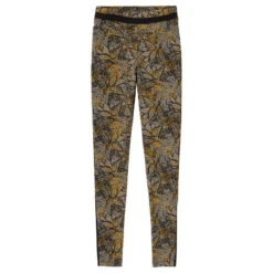 Legging Fitness 7/8 Coton Extensible Avec Mesh Femme - Jaune 17 Legging Fitness 7/8 Coton Extensible Avec Mesh Femme - Jaune -Magasin De Vêtements De Sport legging coton extensible fitness taille haute avec mesh jaune avec imprime 6