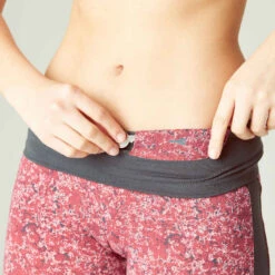 Legging Fitness Long Coton Extensible Taille Haute Femme - Rose Vif Avec Imprimé 13 Legging Fitness Long Coton Extensible Taille Haute Femme - Rose Vif Avec Imprimé -Magasin De Vêtements De Sport legging coton extensible fitness taille haute rose avec imprime 5