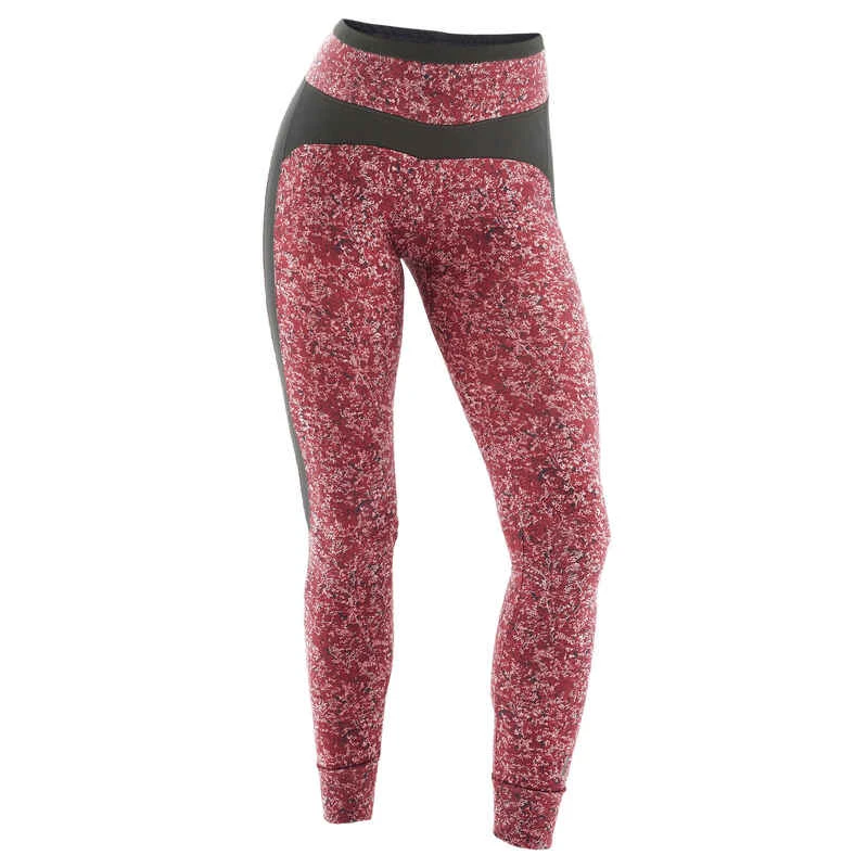 Legging Fitness Long Coton Extensible Taille Haute Femme - Rose Vif Avec Imprimé 8 Legging Fitness Long Coton Extensible Taille Haute Femme - Rose Vif Avec Imprimé – Image 8
