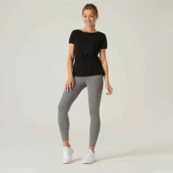 Legging 7/8 Fitness Femme - Fit+ Gris 9 Legging 7/8 Fitness Femme - Fit+ Gris -Magasin De Vêtements De Sport legging de sport 7slash8 500 femme gris chine 2
