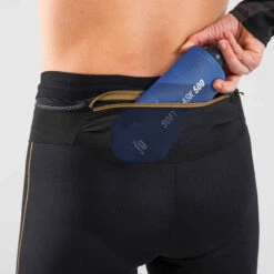 LEGGING DE TRAIL RUNNING 3/4 FEMME EMBOSS NOIR BRONZE 18 LEGGING DE TRAIL RUNNING 3/4 FEMME EMBOSS NOIR BRONZE -Magasin De Vêtements De Sport legging de trail running 3slash4 femme emboss noir bronze 7