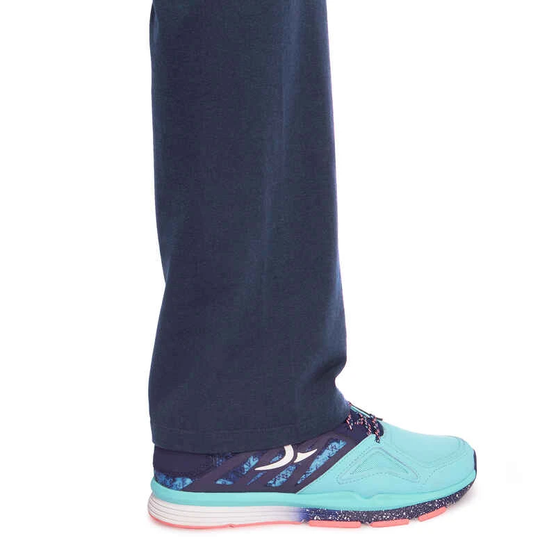 Legging FIT+ 500 Regular Gym & Pilates Femme Bleu Foncé 8 Legging FIT+ 500 Regular Gym & Pilates Femme Bleu Foncé – Image 8