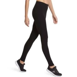 Legging FIT+ 500 Slim Gym & Pilates Femme Noir -Magasin De Vêtements De Sport legging fit 500 slim gym pilates femme noir 2