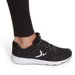 Legging FIT+ 500 Slim Gym & Pilates Femme Noir -Magasin De Vêtements De Sport legging fit 500 slim gym pilates femme noir 8