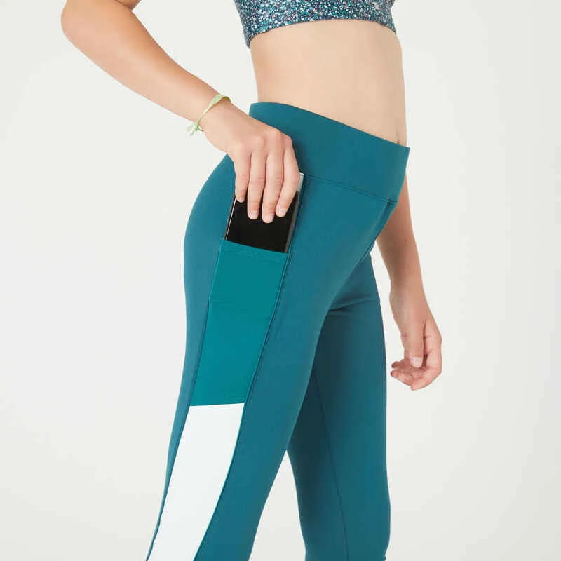 Legging Respirant Fille - S500 Vert 2 Legging Respirant Fille - S500 Vert – Image 2