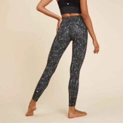 LEGGING REVERSIBLE YOGA DYNAMIQUE GRIS 13 LEGGING REVERSIBLE YOGA DYNAMIQUE GRIS -Magasin De Vêtements De Sport legging reversible yoga dynamique violet grise 4