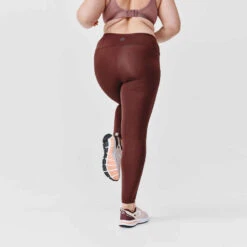 Kalenji Legging Running Gainant Femme (du XS Au 5XL - Grande Taille) - Marron -Magasin De Vêtements De Sport legging run support noir 3