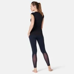 Legging Sport Taille Haute 520 Femme En Coton Bleu Marine 11 Legging Sport Taille Haute 520 Femme En Coton Bleu Marine -Magasin De Vêtements De Sport legging sport taille haute 520 femme en coton bleu marine 3