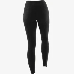 Legging Sport Taille Haute 520 Femme En Coton Noir -Magasin De Vêtements De Sport legging sport taille haute 520 femme en coton noir 2