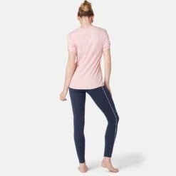 Legging Sport Taille Haute En Coton Femme 510 Bleu/rose 9 Legging Sport Taille Haute En Coton Femme 510 Bleu/rose -Magasin De Vêtements De Sport legging sport taille haute en coton femme 510 bleuslashrose 2