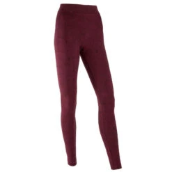 Legging Fitness Long Coton Extensible Femme - Fit+ Bordeaux Avec Imprimé 25 Legging Fitness Long Coton Extensible Femme - Fit+ Bordeaux Avec Imprimé -Magasin De Vêtements De Sport legging sport taille haute fit 500 femme en coton noir printe 7