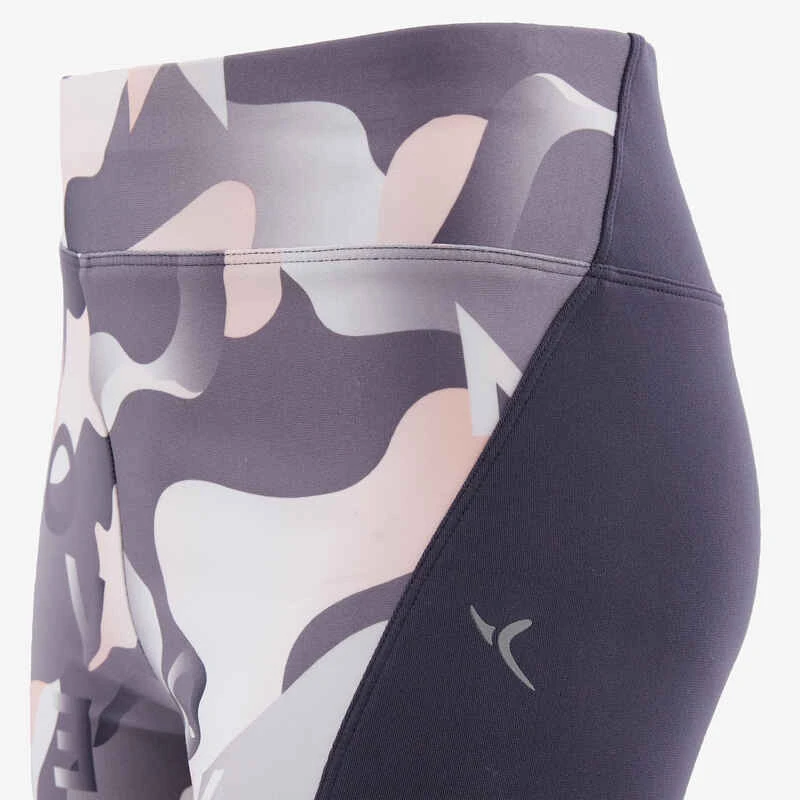 Legging Fille Synthétique Respirant - S500 Gris Et Rose Avec Imprimé 5 Legging Fille Synthétique Respirant - S500 Gris Et Rose Avec Imprimé – Image 5