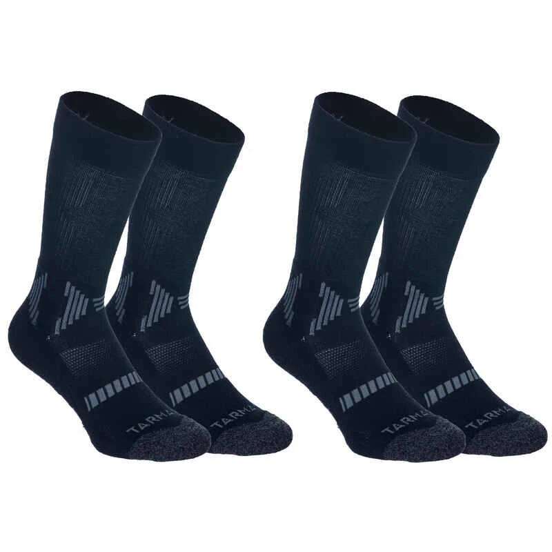 CHAUSSETTES DE BASKETBALL MID LOT DE 2 PAIRES ENFANT CONFIRME -NOIR 1 CHAUSSETTES DE BASKETBALL MID LOT DE 2 PAIRES ENFANT CONFIRME -NOIR