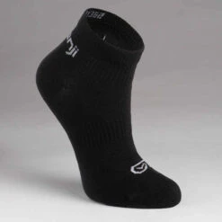 Lot De 3 Chaussettes Enfant D'athlétisme Noires Tige Basse -Magasin De Vêtements De Sport lot de 3 chaussettes athletisme noires tige basse enfant 4