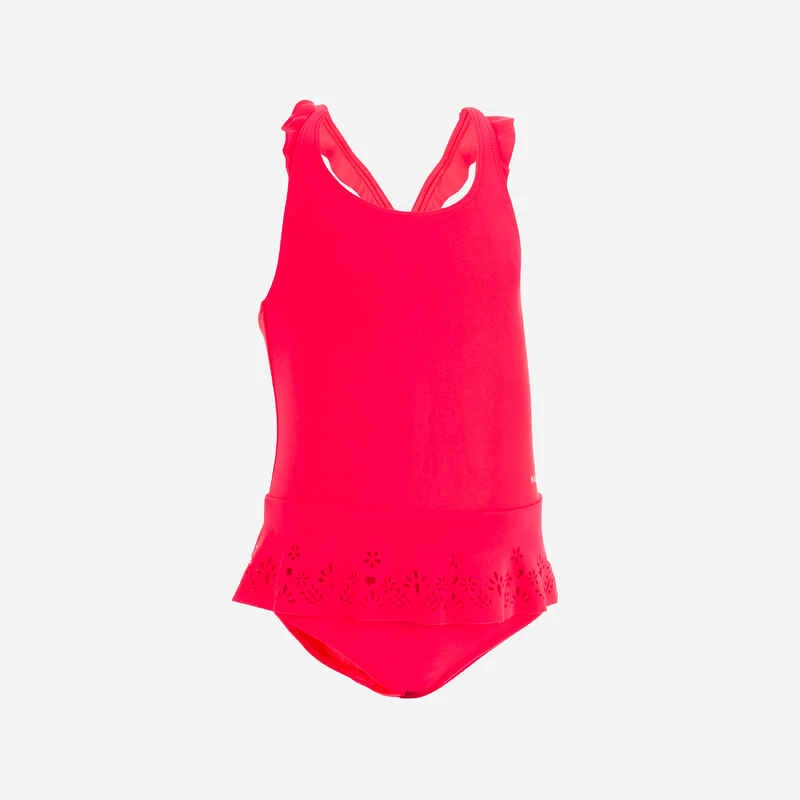 Maillot De Bain 1 Pièce Bébé Fille Jupette Rouge 1 Maillot De Bain 1 Pièce Bébé Fille Jupette Rouge