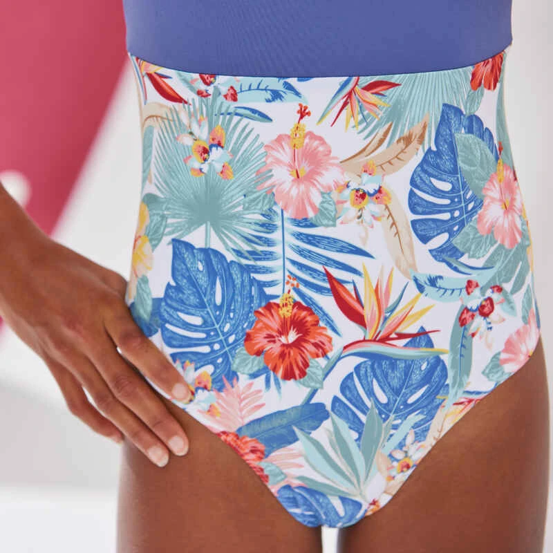 MAILLOT DE BAIN 1 PIECE FILLE 500 VIOLET 4 MAILLOT DE BAIN 1 PIECE FILLE 500 VIOLET – Image 4